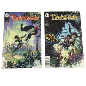 Dark Horse Comics Tarzan Vintage 1996 #1,2 Two Comic Book Bundle